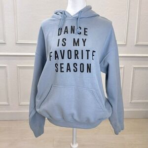 Dance Is My Favorite Season Graphic Hoodie Size L